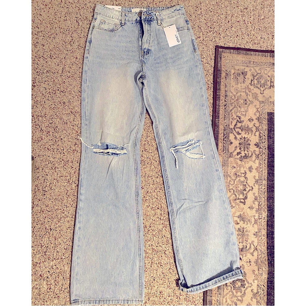 Bohme vervet straight leg jean size 27 no stretch, true jean feel